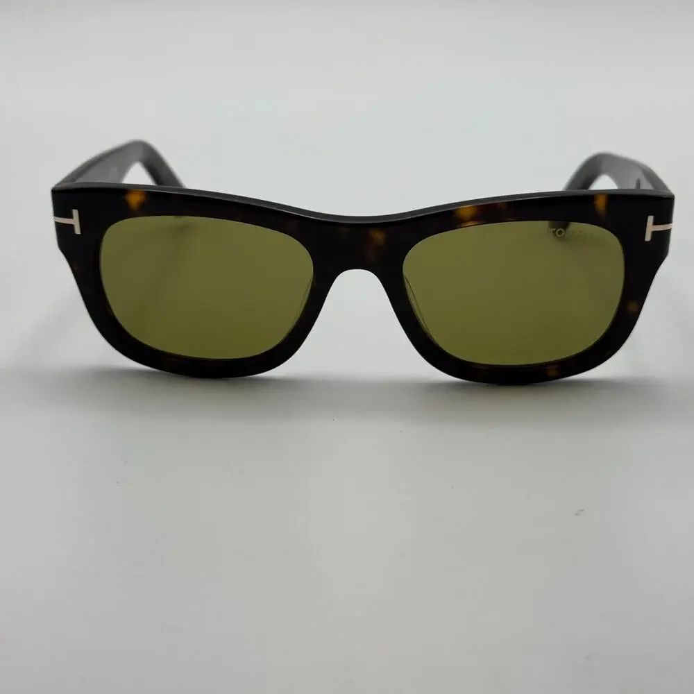 Tom Ford Sunglasses Marshall-02 TF1334 52N Havana Frame Amber Lens 54mm New